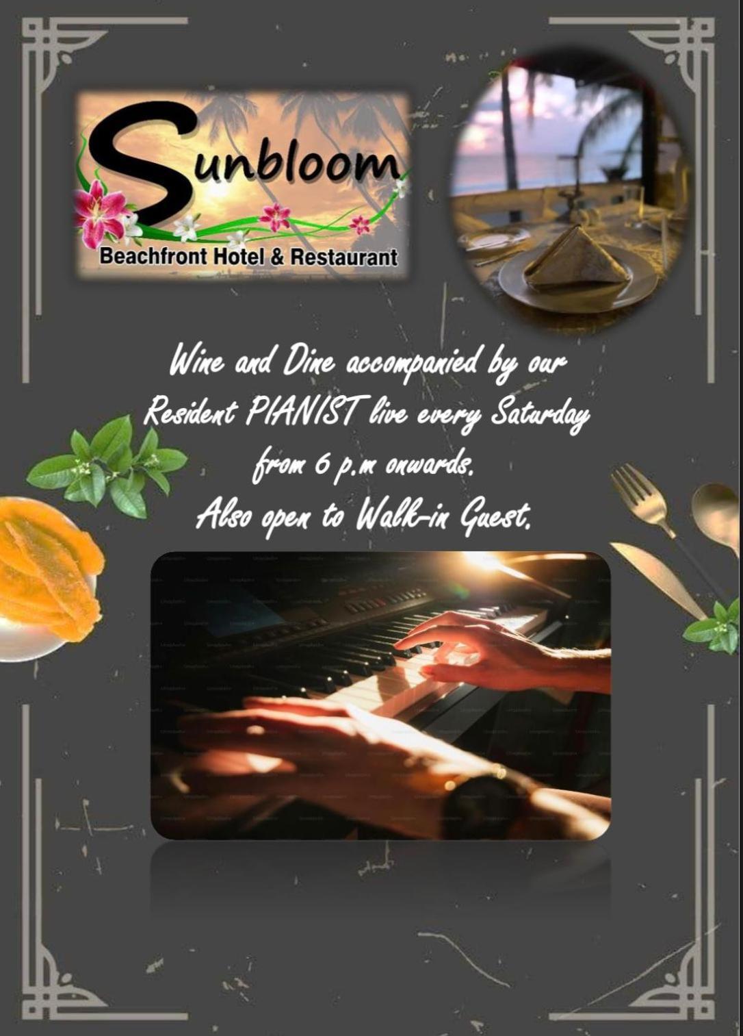 Sunbloom Beachfront Hotel And Restaurant Zambales Sinabacan Bagian luar foto